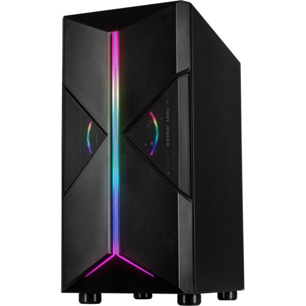 Inter-Tech IT-3306 CAVY Tower Zwart - Afbeelding 4