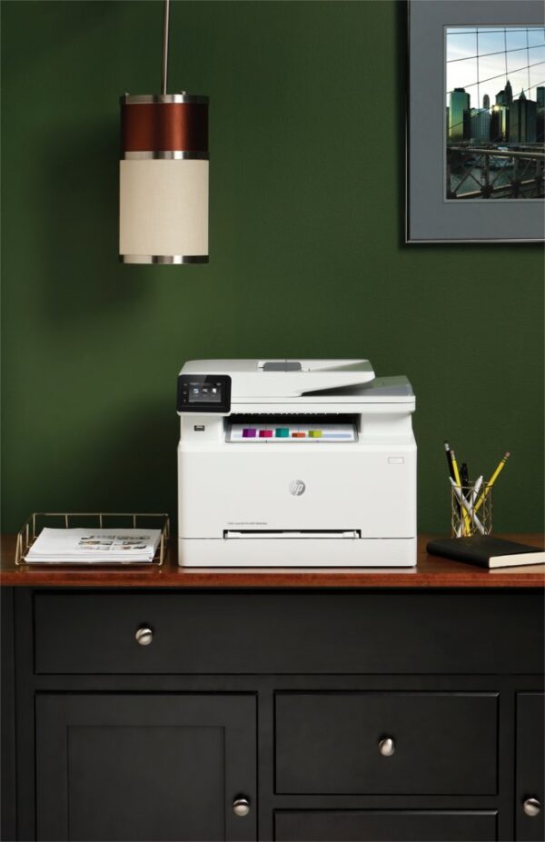 HP Color LaserJet Pro MFP M283fdw, Printen, kopiëren, scannen, faxen, Printen via USB-poort aan voorzijde; Scannen naar e-mail; Dubbelzijdig printen; ADF voor 50 vel ongekruld - Afbeelding 8