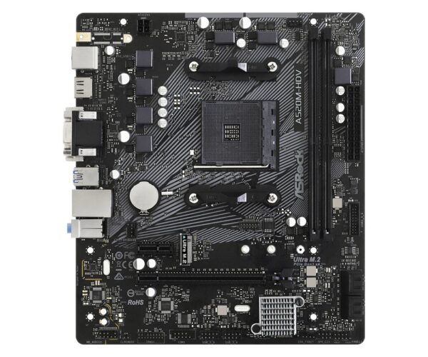 Asrock A520M-HDV Socket AM4 micro ATX - Afbeelding 3