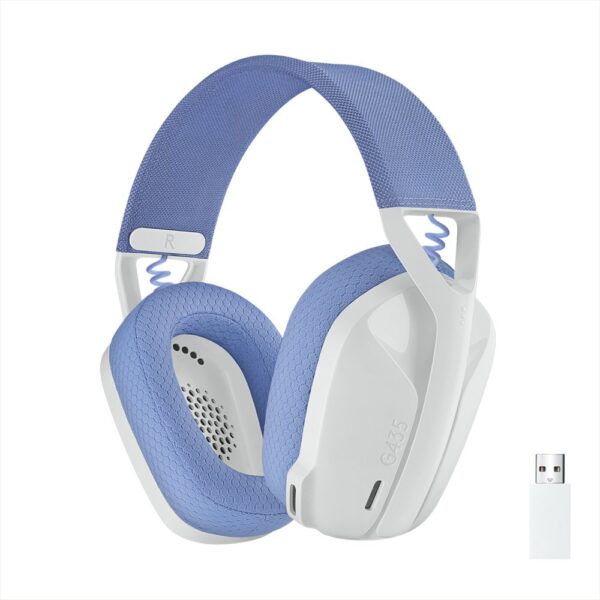 Logitech G G435 Headset Draadloos Hoofdband Gamen Bluetooth Wit - Afbeelding 21