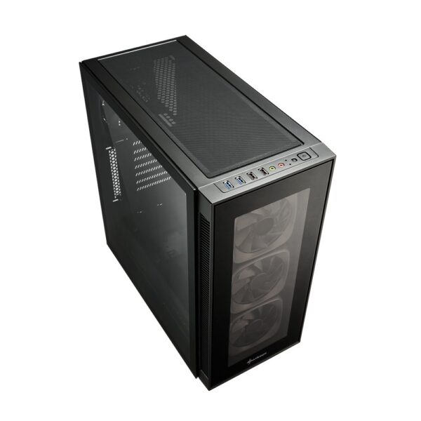 Sharkoon TG6 RGB Midi Tower Zwart - Afbeelding 4