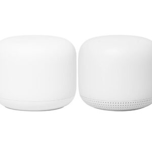 Google Nest (2-pack) | Wifi 5 | Mesh Wifi-systeem | Gigabit Ethernet Dual-band (2.4 GHz / 5 GHz) | 2200Mbit/s