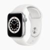 Apple Watch Series 6 40mm Aluminum Silver Wifi + 4G White Sport Band - C-grade - Afbeelding 2