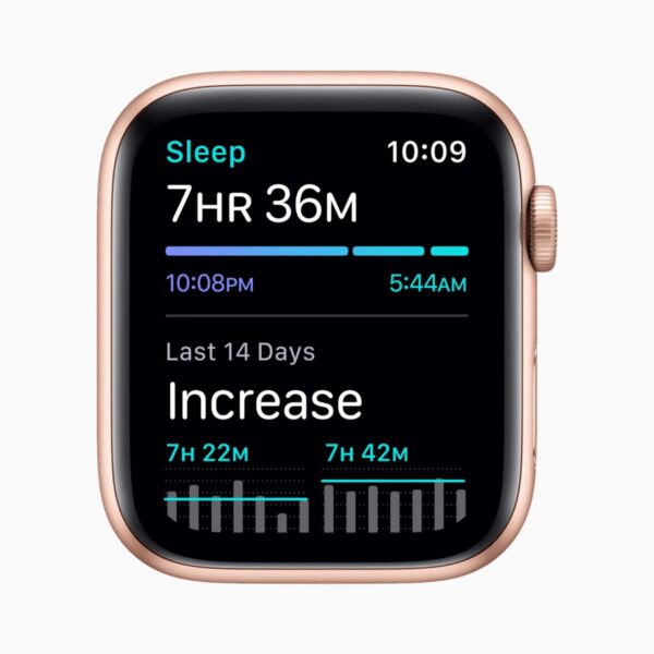 Apple Watch SE (2020) 40mm Aluminum Gold Wifi Gold Sport Band - C-grade - Afbeelding 7