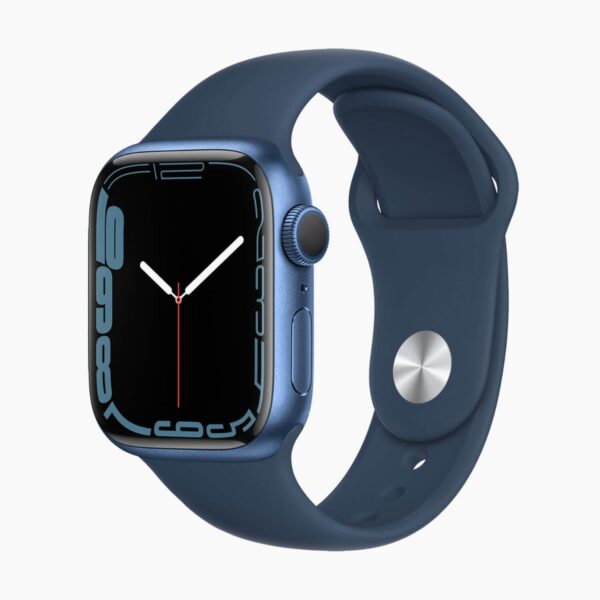 Apple Watch Series 7 45mm Aluminum Blue Wifi Blue Sport Band - B-grade - Afbeelding 2