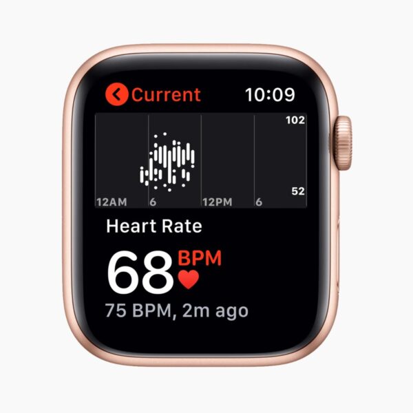 Apple Watch SE (2020) 40mm Aluminum Gold Wifi Gold Sport Band - C-grade - Afbeelding 6