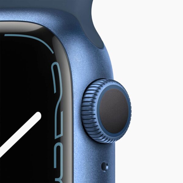 Apple Watch Series 7 45mm Aluminum Blue Wifi Blue Sport Band - B-grade - Afbeelding 3