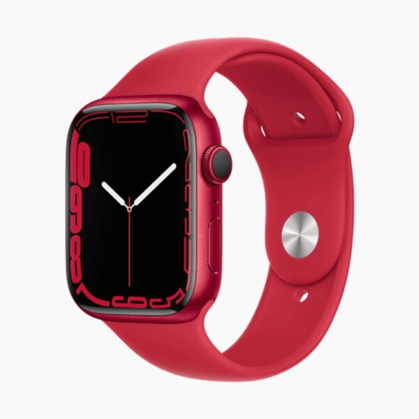 Apple Watch Series 7 45mm Aluminum Red Wifi Red Sport Band - A-grade - Afbeelding 2