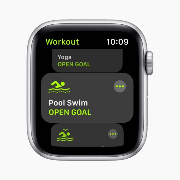 Apple Watch SE (2020) 40mm Aluminum Silver Wifi White Sport Band - C-grade - Afbeelding 2