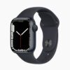 Apple Watch Series 7 45mm Aluminum Black Wifi Black Sport Band - B-grade - Afbeelding 3