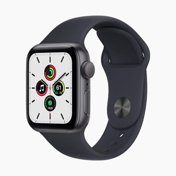 Apple Watch SE (2020) 40mm Aluminum Black Wifi Black Sport Band - A-grade - Afbeelding 2