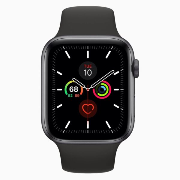 Apple Watch Series 5 44mm Aluminum Black Wifi Black Sport Band - A-grade