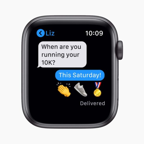 Apple Watch SE (2020) 40mm Aluminum Black Wifi Black Sport Band - A-grade - Afbeelding 6