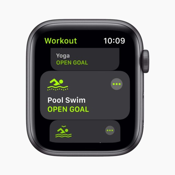 Apple Watch SE (2020) 40mm Aluminum Black Wifi Black Sport Band - A-grade - Afbeelding 3