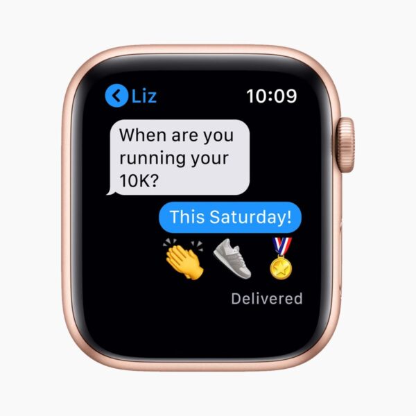 Apple Watch SE (2020) 40mm Aluminum Gold Wifi Gold Sport Band - C-grade - Afbeelding 8