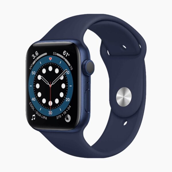 Apple Watch Series 6 44mm Aluminum Blue Wifi Blue Sport Band - A-grade - Afbeelding 2