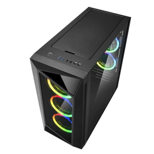 Sharkoon REV200 Midi Tower Zwart - Afbeelding 4