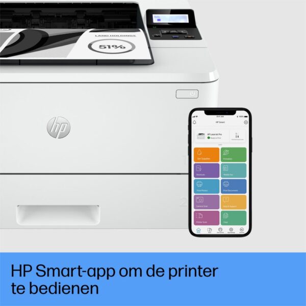 HP LaserJet Pro 4002dn printer, Zwart-wit, Printer voor Kleine en middelgrote ondernemingen, Print, Dubbelzijdig printen; Eerste pagina snel gereed; Energiezuinig; Compact formaat; Optimale beveiliging - Afbeelding 10