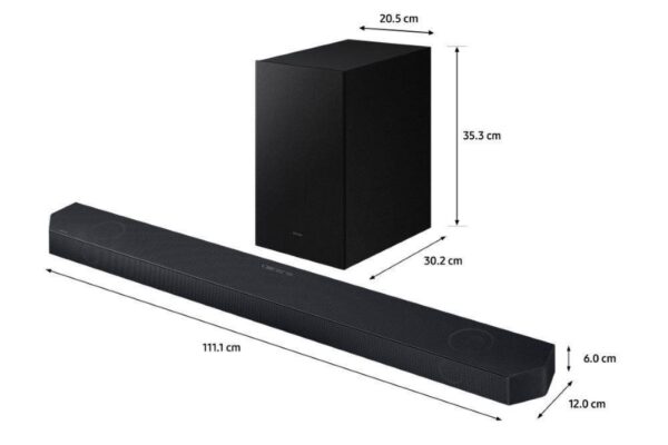 Samsung Q-series Cinematic Soundbar HW-Q700D (2024) - Afbeelding 3