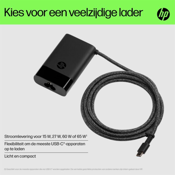 HP USB-C 65W-laptoplader - Afbeelding 10