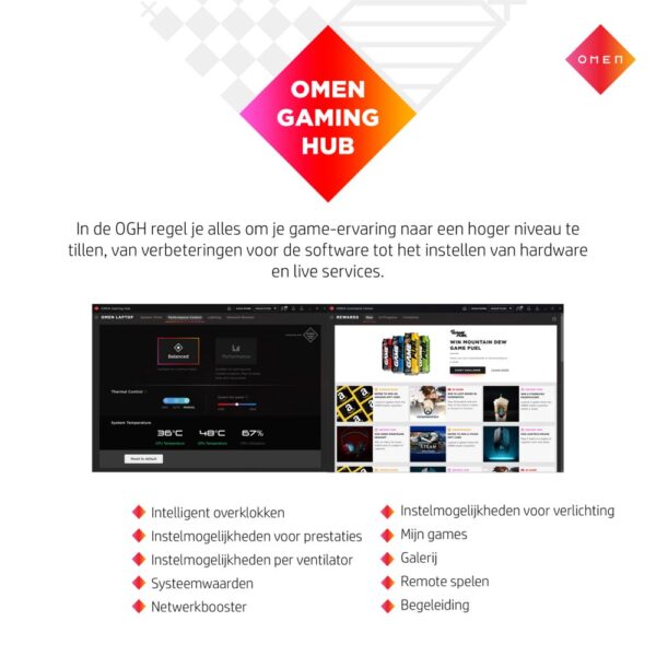 HP Omen Ryzen9 5900 32GB 3.733MHZ 1TB RTX3070 8GB W11 - Afbeelding 12