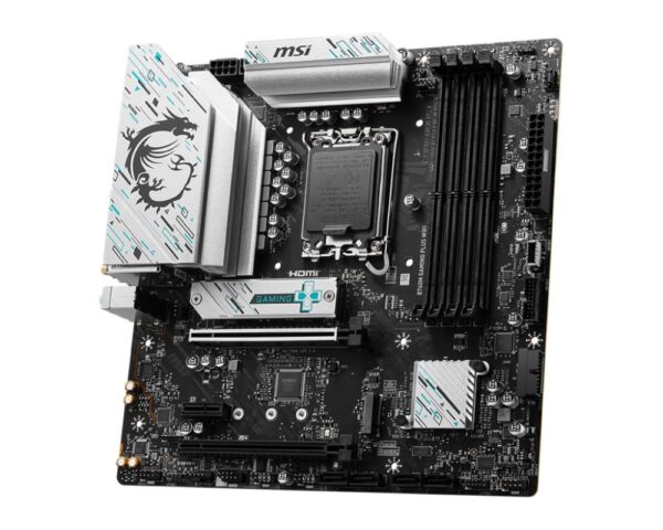 MSI B760M GAMING PLUS WIFI | Socket LGA 1700 | Intel B760 | 4xDDR5 | Micro-ATX | Moederbord - Afbeelding 3