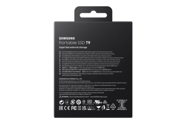 Samsung T9 4TB Portable SSD - 2.000MB/s Zwart - Afbeelding 10