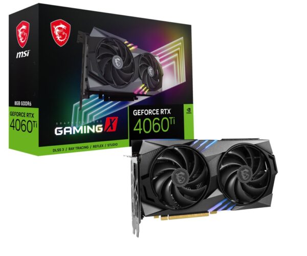 MSI GAMING GeForce RTX 4060 Ti X 8G NVIDIA 8 GB GDDR6 - Afbeelding 3