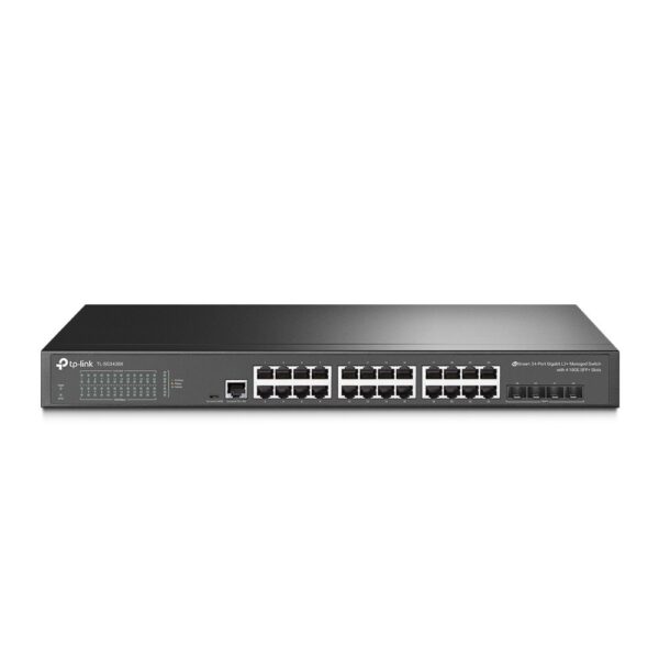 TP-Link TL-SG3428X netwerk-switch Managed L2+ Gigabit Ethernet (10/100/1000) Zwart - Afbeelding 3