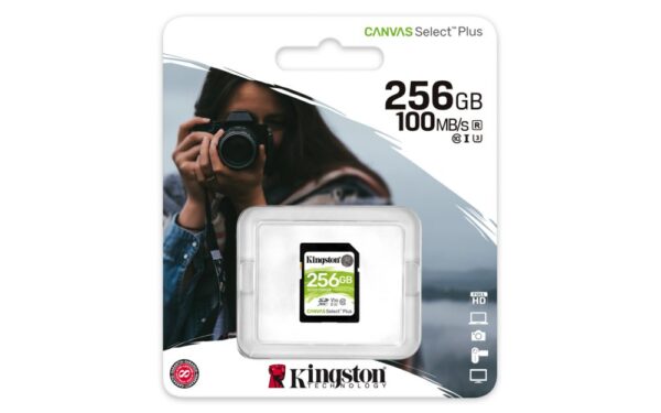Kingston Technology Canvas Select Plus 256 GB SDXC UHS-I Klasse 10 - Afbeelding 4