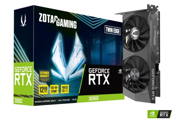 Zotac GAMING GeForce RTX 3060 Twin Edge NVIDIA 12 GB GDDR6 - Afbeelding 9