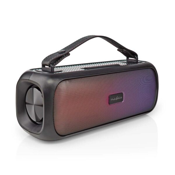 Nedis SPBB316BK draagbare luidspreker Draadloze stereoluidspreker Zwart 15 W - Afbeelding 7