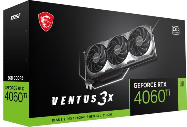 MSI VENTUS GeForce RTX 4060 Ti 3X 8G OC NVIDIA 8 GB GDDR6 - Afbeelding 10