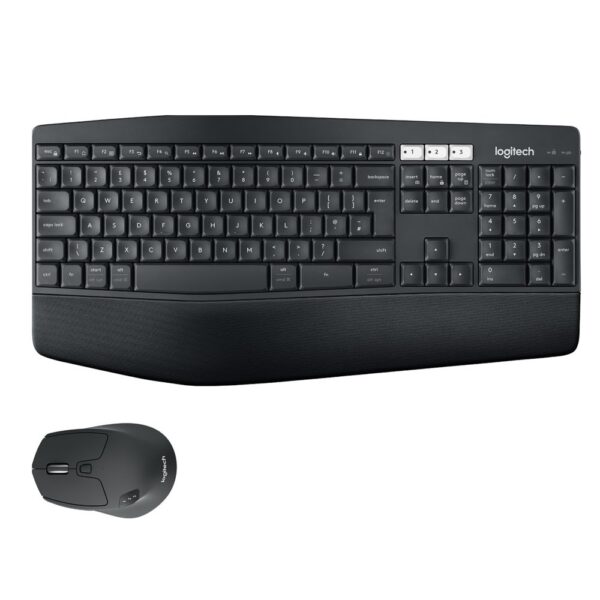 Logitech MK850 Performance toetsenbord Inclusief muis RF-draadloos + Bluetooth QWERTZ Duits Zwart - Afbeelding 12
