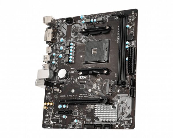 MSI B450M-A PRO MAX | Socket AM4 | AMD B450 | 2xDDR4 | Micro-ATX | Moederbord - Afbeelding 4