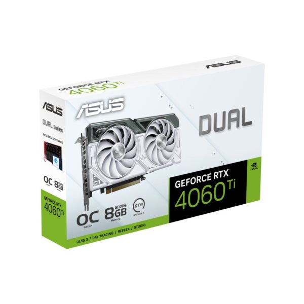 ASUS Dual -RTX4060TI-O8G-WHITE NVIDIA GeForce RTX 4060 Ti 8 - Afbeelding 13