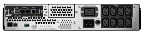 APC Smart-UPS SMT2200RMI2UNC - Noodstroomvoeding 8x C13, 1x C19, USB, rack mountable, NMC, 2200VA - Afbeelding 3