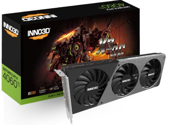 Inno3D GeForce RTX 4060 Ti X3 OC NVIDIA 8 GB GDDR6 - Afbeelding 4