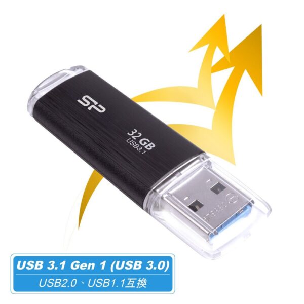 Silicon Power 32GB Blaze B02 USB 3.0 flashdrive Zwart - Afbeelding 8