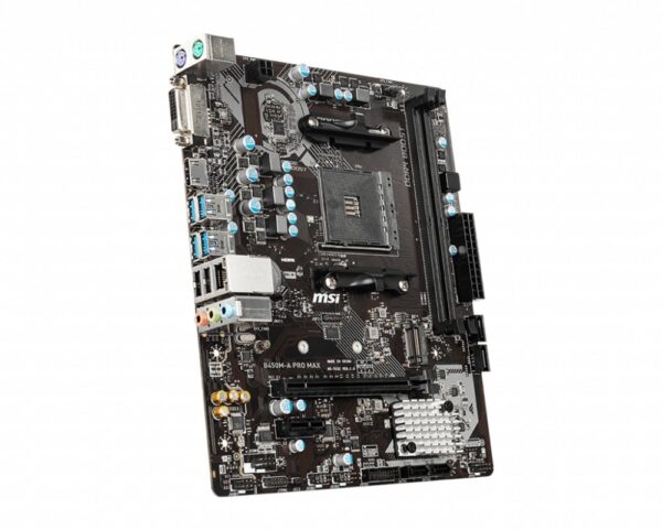 MSI B450M-A PRO MAX | Socket AM4 | AMD B450 | 2xDDR4 | Micro-ATX | Moederbord - Afbeelding 5