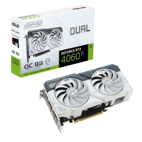 ASUS Dual -RTX4060TI-O8G-WHITE NVIDIA GeForce RTX 4060 Ti 8 - Afbeelding 14