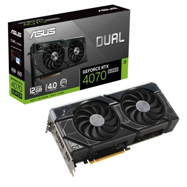 ASUS Dual -RTX4070S-12G NVIDIA GeForce RTX 4070 SUPER 12 GB GDDR6X - Afbeelding 3