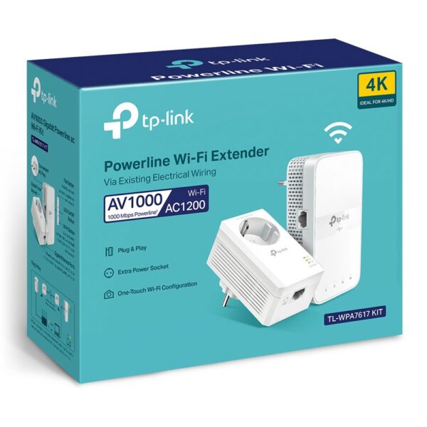 TP-Link TL-WPA7617 KIT PowerLine-netwerkadapter 1200 Mbit/s Ethernet LAN Wifi Wit - Afbeelding 9