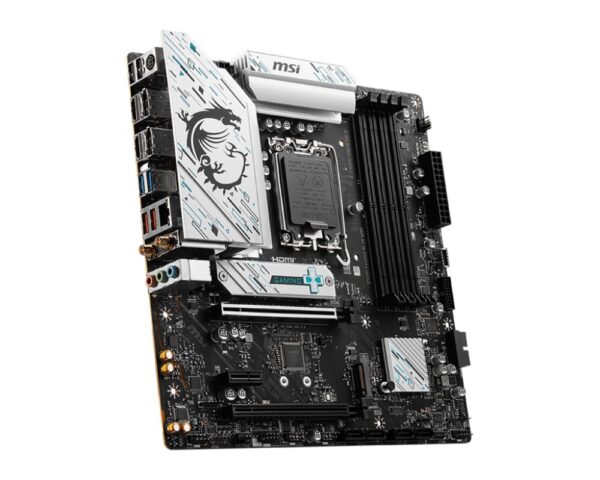 MSI B760M GAMING PLUS WIFI | Socket LGA 1700 | Intel B760 | 4xDDR5 | Micro-ATX | Moederbord - Afbeelding 4
