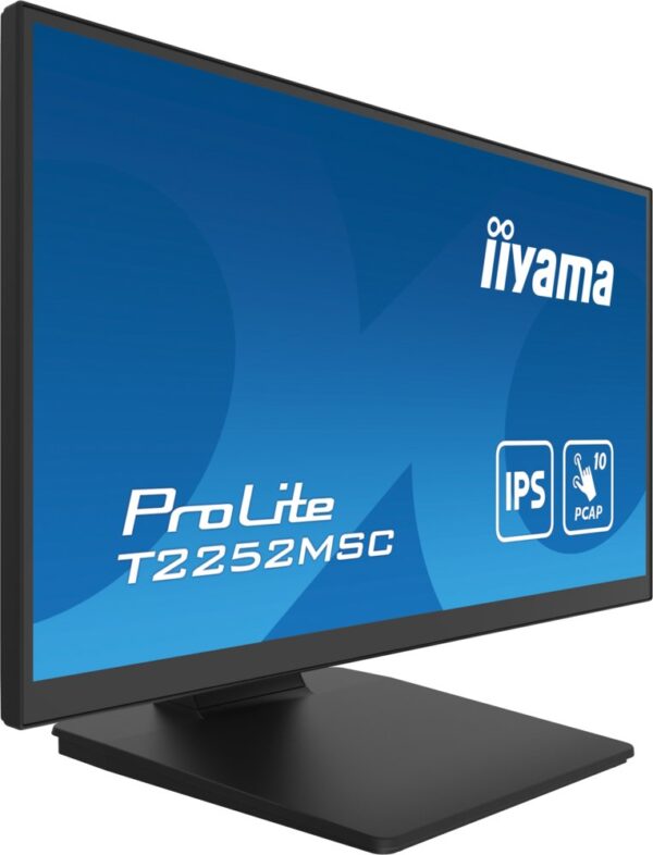 MON iiyama ProLite 21.5" 1920 x 1080 Full HD Touchscreen zwart - Afbeelding 4