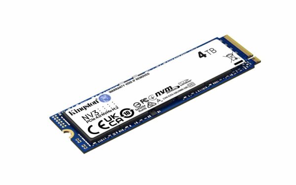 Kingston NV3 4TB NVMe SSD M.2 - 6000 MB/s