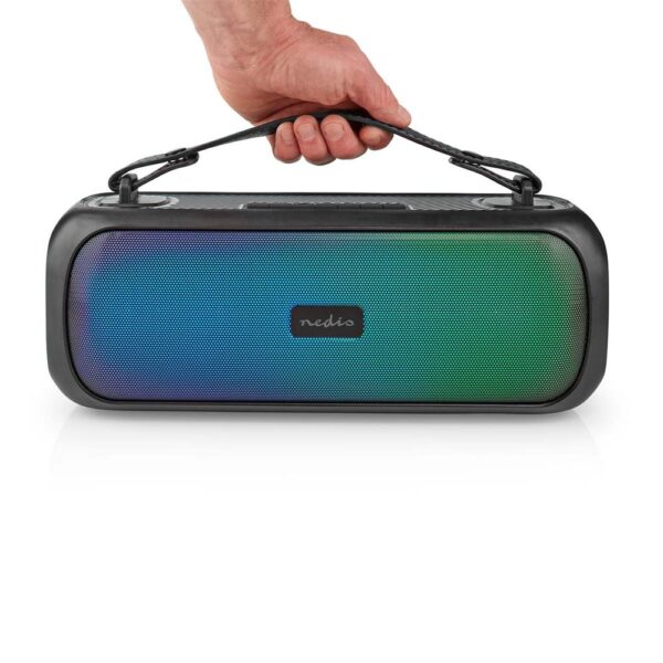 Nedis SPBB316BK draagbare luidspreker Draadloze stereoluidspreker Zwart 15 W - Afbeelding 10