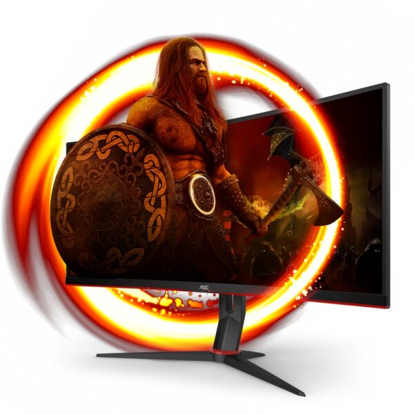 AOC G2 CU34G2X/BK computer monitor 86,4 cm (34") 3440 x 1440 Pixels Quad HD LED Zwart, Rood - Afbeelding 3