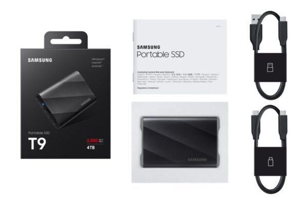 Samsung T9 4TB Portable SSD - 2.000MB/s Zwart - Afbeelding 13