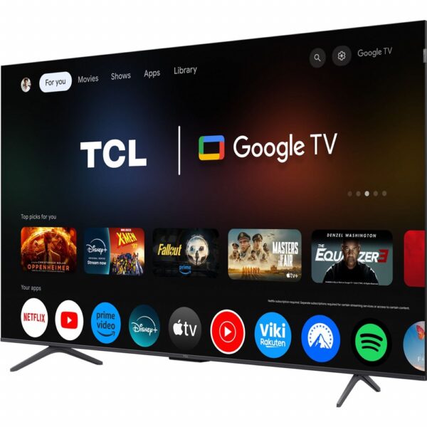 TCL 65P8K 65" | Ultra HD 4K QLED Smart TV (2025) | Google TV + Wifi | Dolby Vision | Quantum Dot | 120Hz - Afbeelding 3